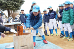 新年餅つき大会開催